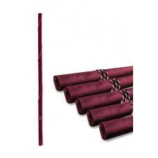 Bordeaux Velvet and cord fitted Pole